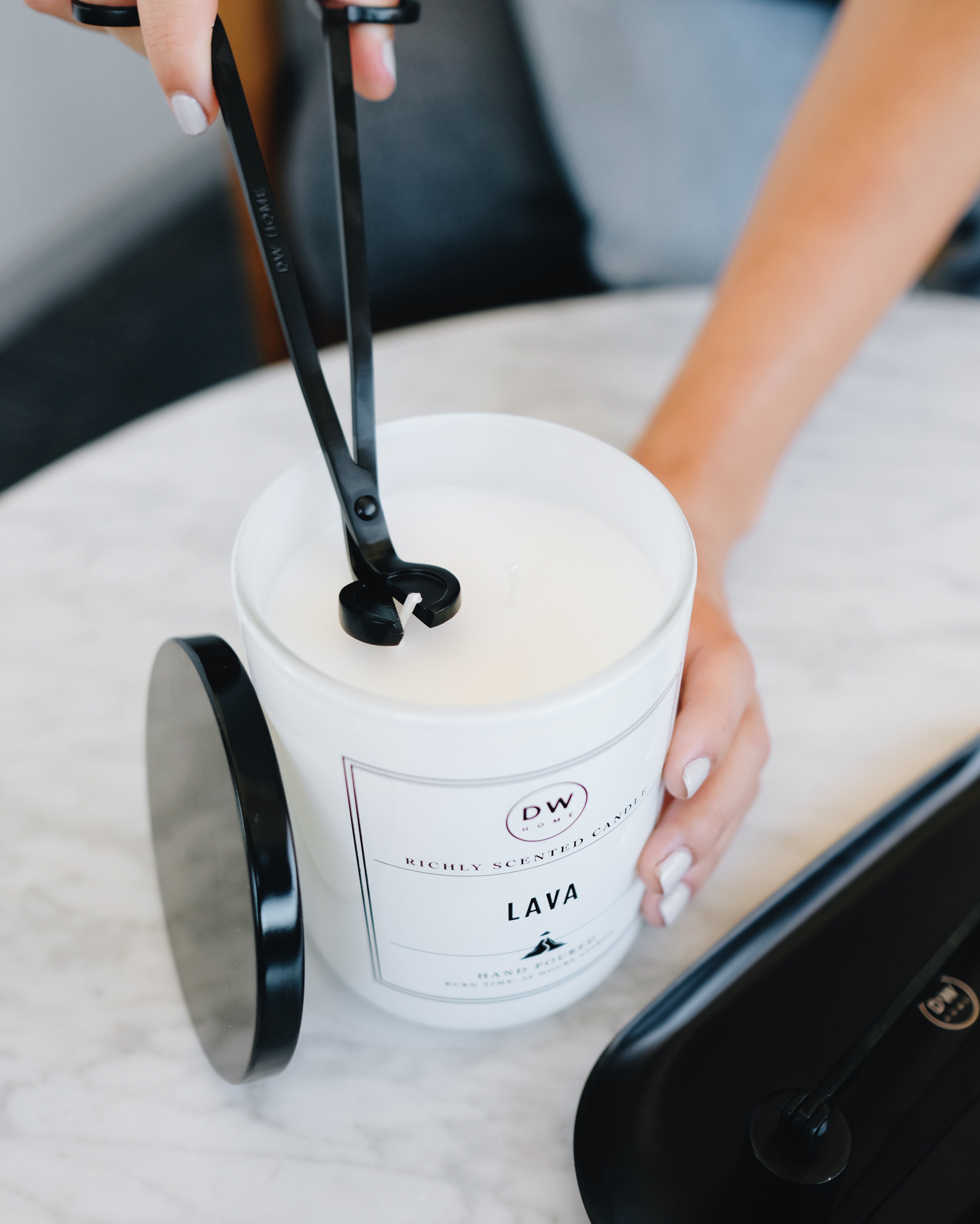 Candle Care The importance of WICK TRIMMING! DW Home Candles