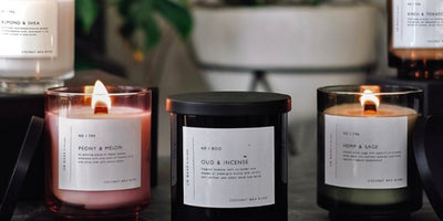 Ur•Bane Wooden Wick Candles
