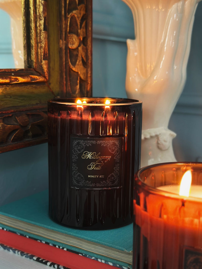 Mahogany Teak Candle Double Wick