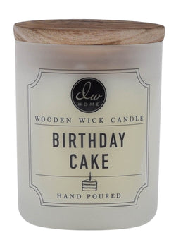 Birthday Cake | Wooden Wick Candle - Mini