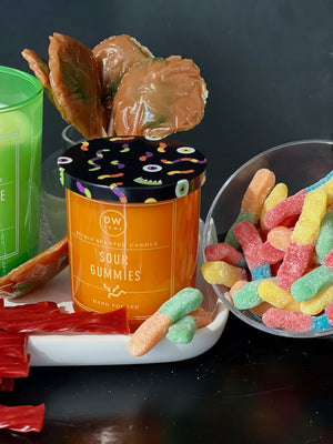 Sour Gummies Candle SIngle Wick