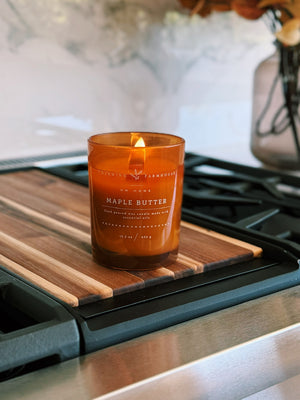 Maple Butter Candle Wooden Wick