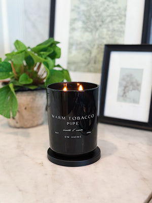 Warm Tobacco Pipe Candle Double Wick