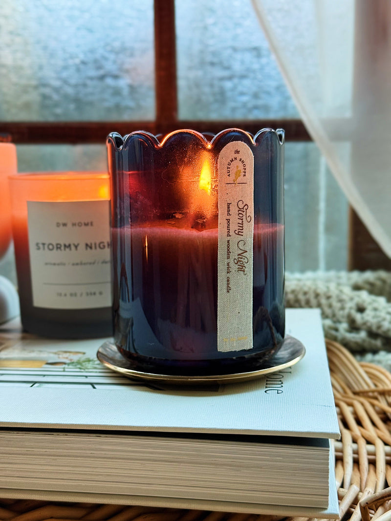 Stormy Night Candle Wooden Wick