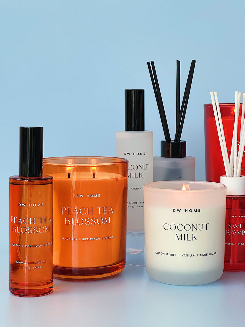 Peach Tea Blossom Candle Double Wick