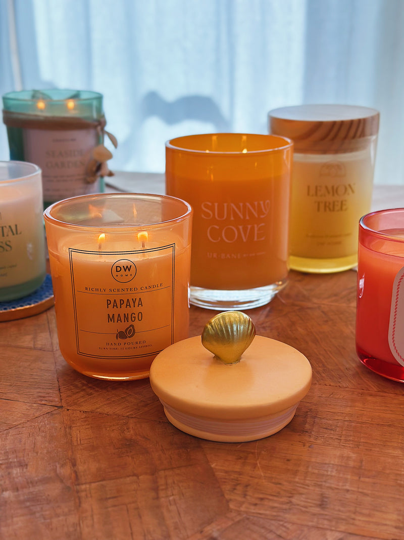 Papaya Mango Candle Double Wick