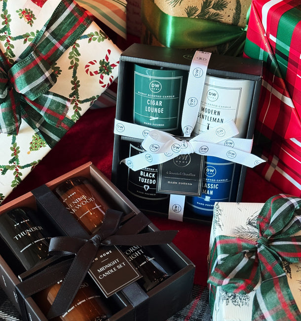 Signature Gentleman's Gift Set | 4-Pack Single Wick Mini Candles