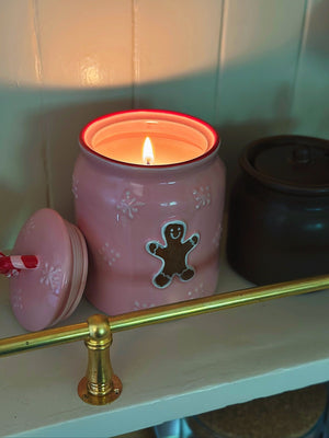 Peppermint Bark | Ceramic Single Wick