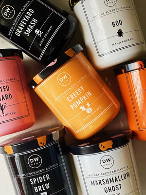 Creepy Pumpkin Candle Single Wick