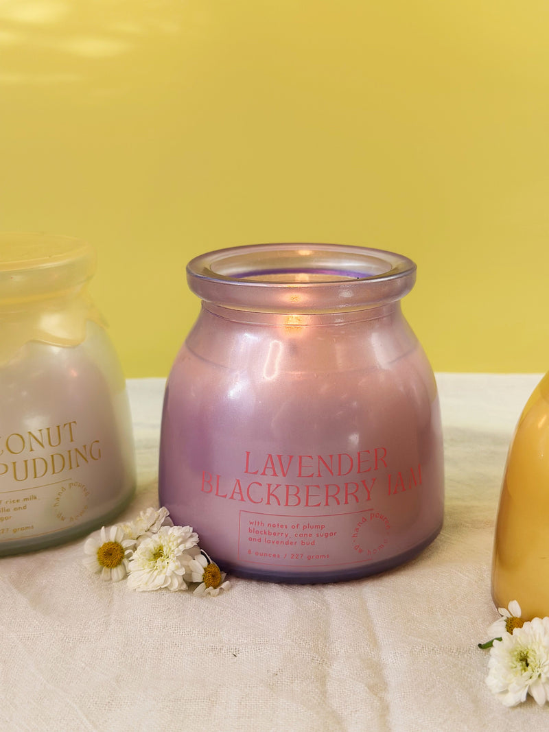 Lavender Blackberry Jam Candle Single Wick