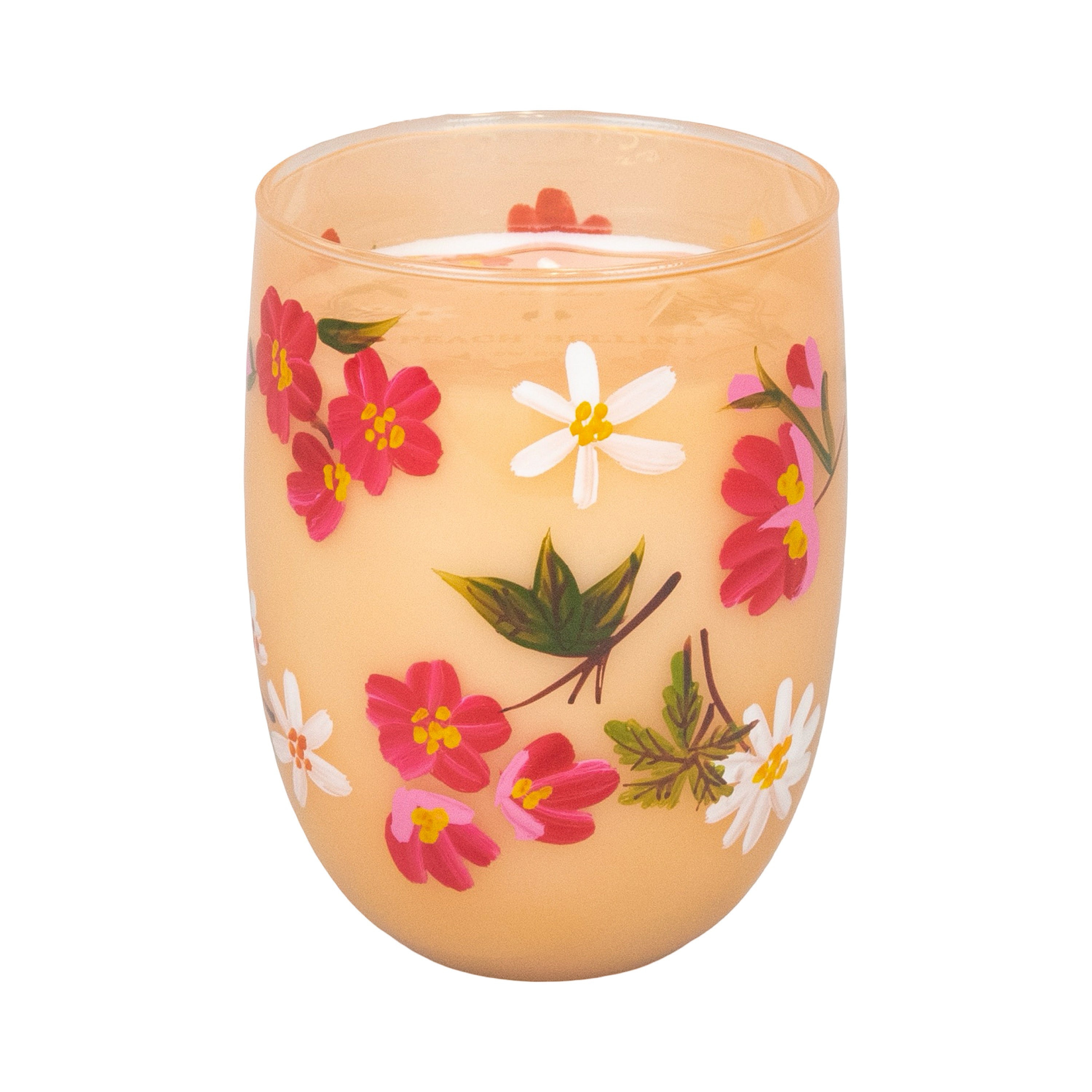 メルテンページ①インパチェンス②ラーチ③クラブアップル■ヒーリングハーブス Peach Bellini – DW Home Candles