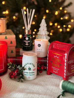 Mistletoe Kiss Soda Candle Single Wick