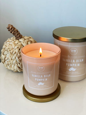 Vanilla Bean Pumpkin Candle Single Wick