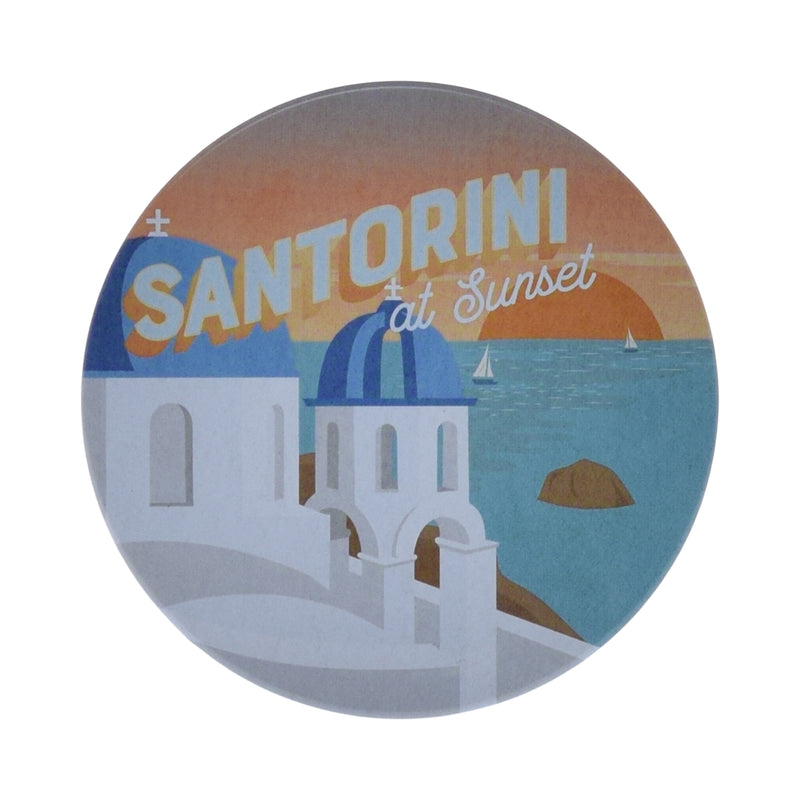 Santorini At Sunset