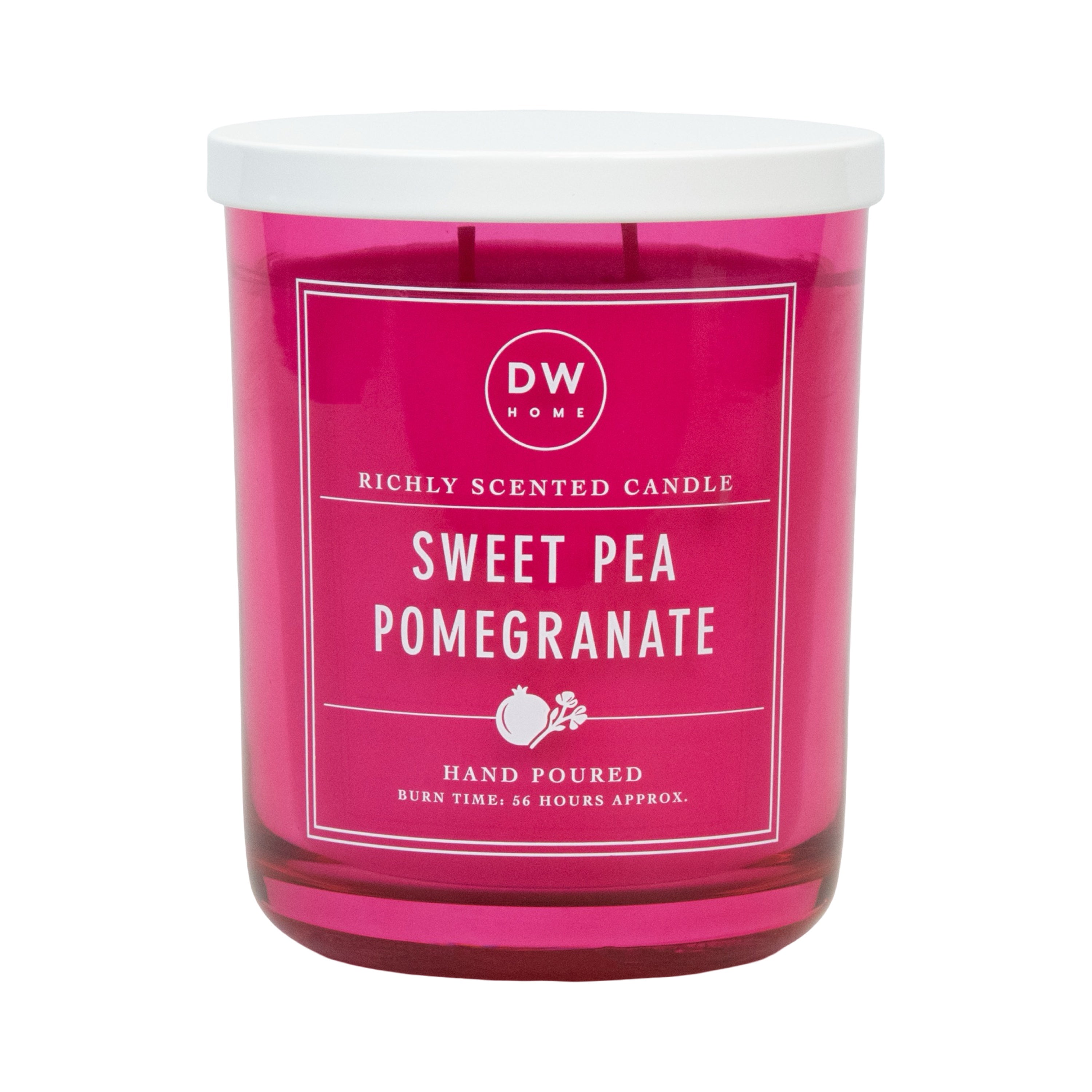 Sweet Pea Pomegranate DW Home Scented Candles - DW4131/DW4138