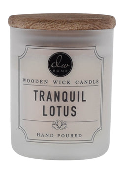 Tranquil Lotus | Wooden Wick Candle - Mini