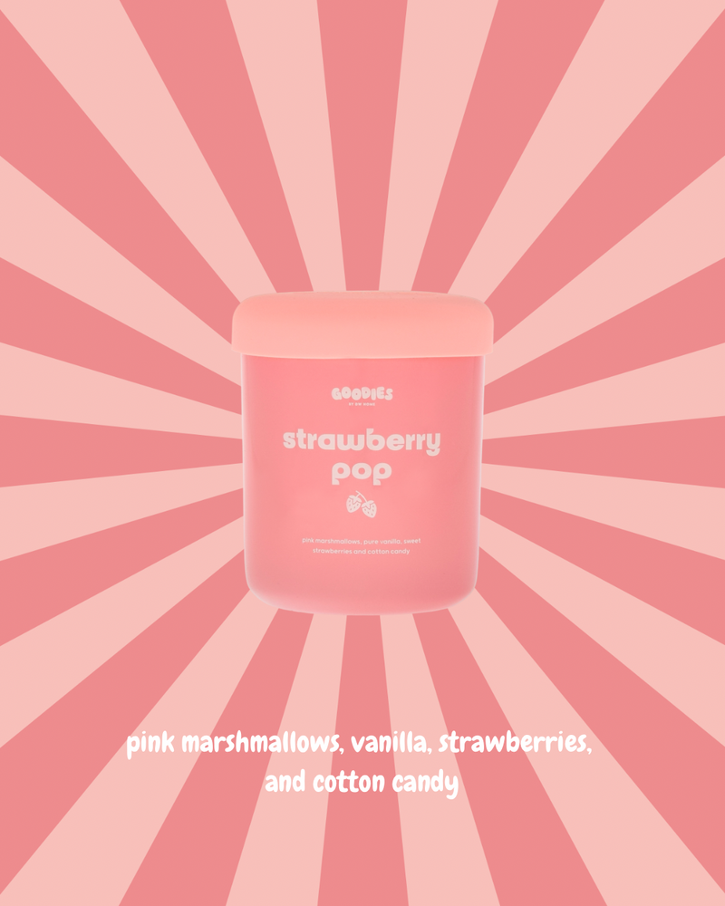 Strawberry Pop Candle Single Wick