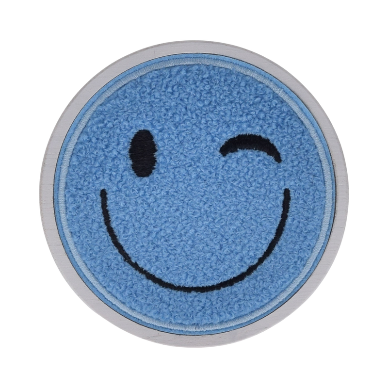 Goodies, you're cute wooden candle lid with winky eye design