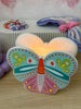 Butterfly Meadow Ceramic Candle Double Wick