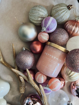 Peppermint Candle Single Wick