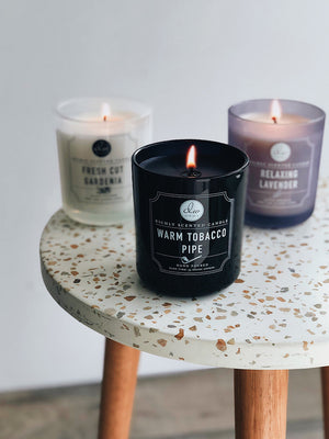 Warm Tobacco Pipe Candle Single Wick