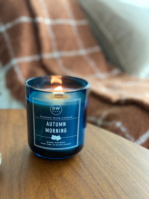 Autumn Morning Candle Wooden Wick 
