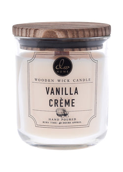Vanilla Creme | WOODEN WICK CANDLE
