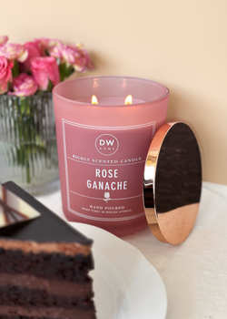 Rose Ganache Candle Double Wick