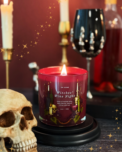 Witches' Wine Night Wooden Wick Candle
