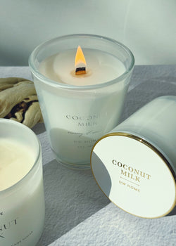 Coconut Milk Wooden Wick Candle