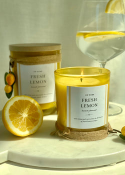 Fresh Lemon Candle Single Wick