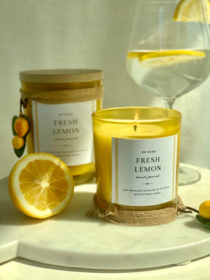 Fresh Lemon Candle Single Wick