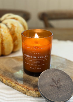 Pumpkin Brulee WOODEN WICK Candle