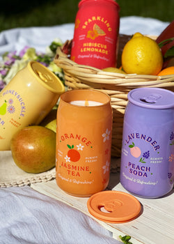 Orange Jasmine Tea Candle Single Wick