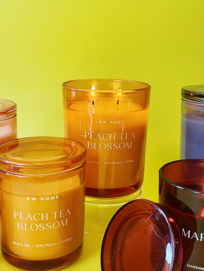 Peach Tea Blossom Candle Double Wick