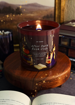 After Dark Book Club Wooden Wick Candle