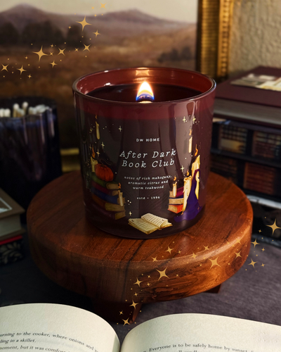After Dark Book Club Wooden Wick Candle