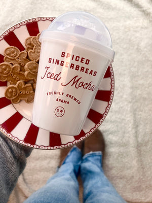 Spiced Gingerbread Iced Mocha Candle Single Wick