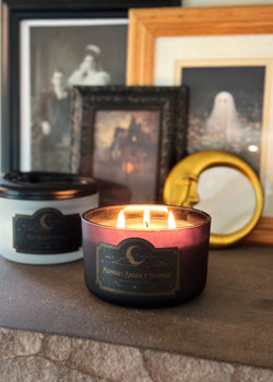 Midnight Amber & Pumpkin Candle Triple Wick