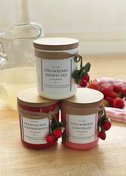 Strawberry Shortcake Candle Single Wick
