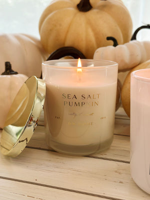 Sea Salt Pumpkin Candle Single Wick