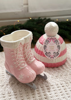 Winter Waltz Ceramic Double Wick Candle