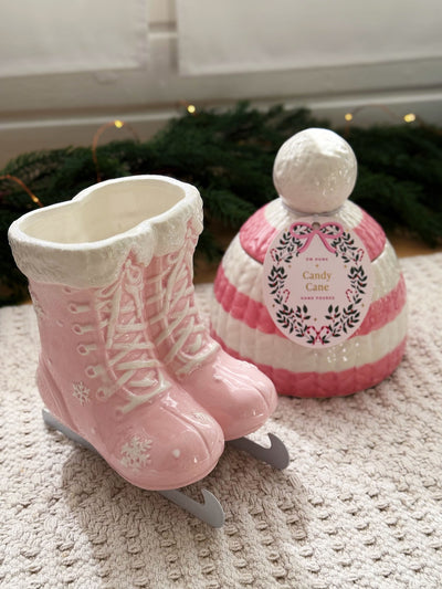 Winter Waltz Ceramic Double Wick Candle