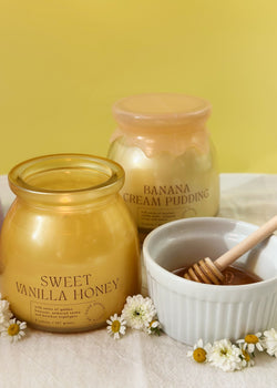 Sweet Vanilla Honey Candle Single Wick