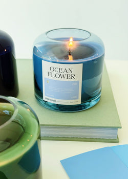 Ocean Flower Candle Single Wick