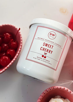 Sweet Cherry Candle Single Wick