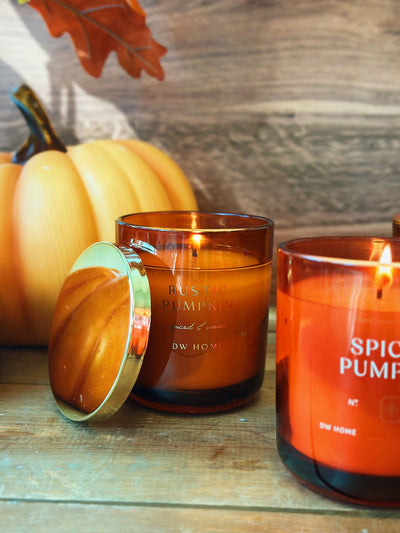 Rustic Pumpkin Candle Single Wick