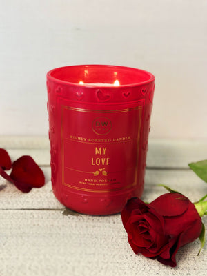 My Love Candle Double Wick