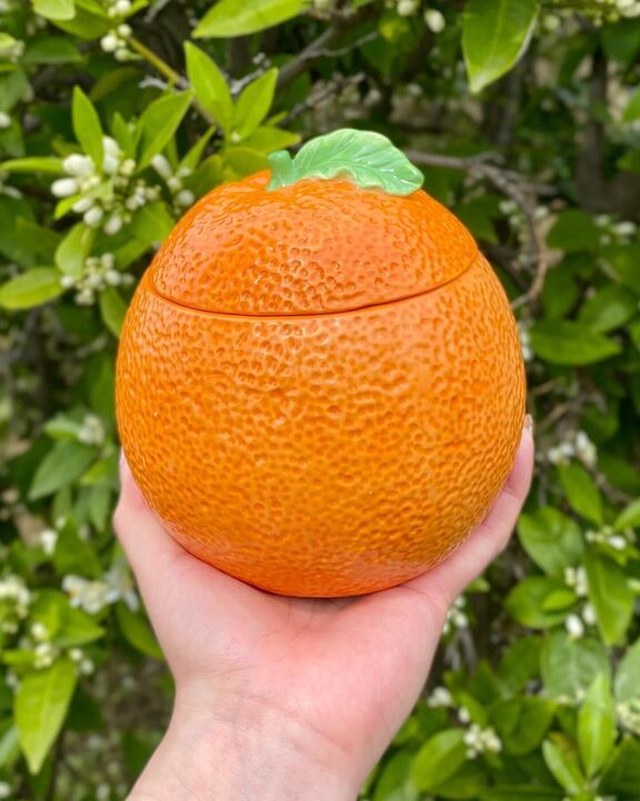 Juicy Orange Ceramic Candle Double Wick