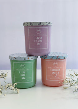 Herbal Bath Candle Single Wick